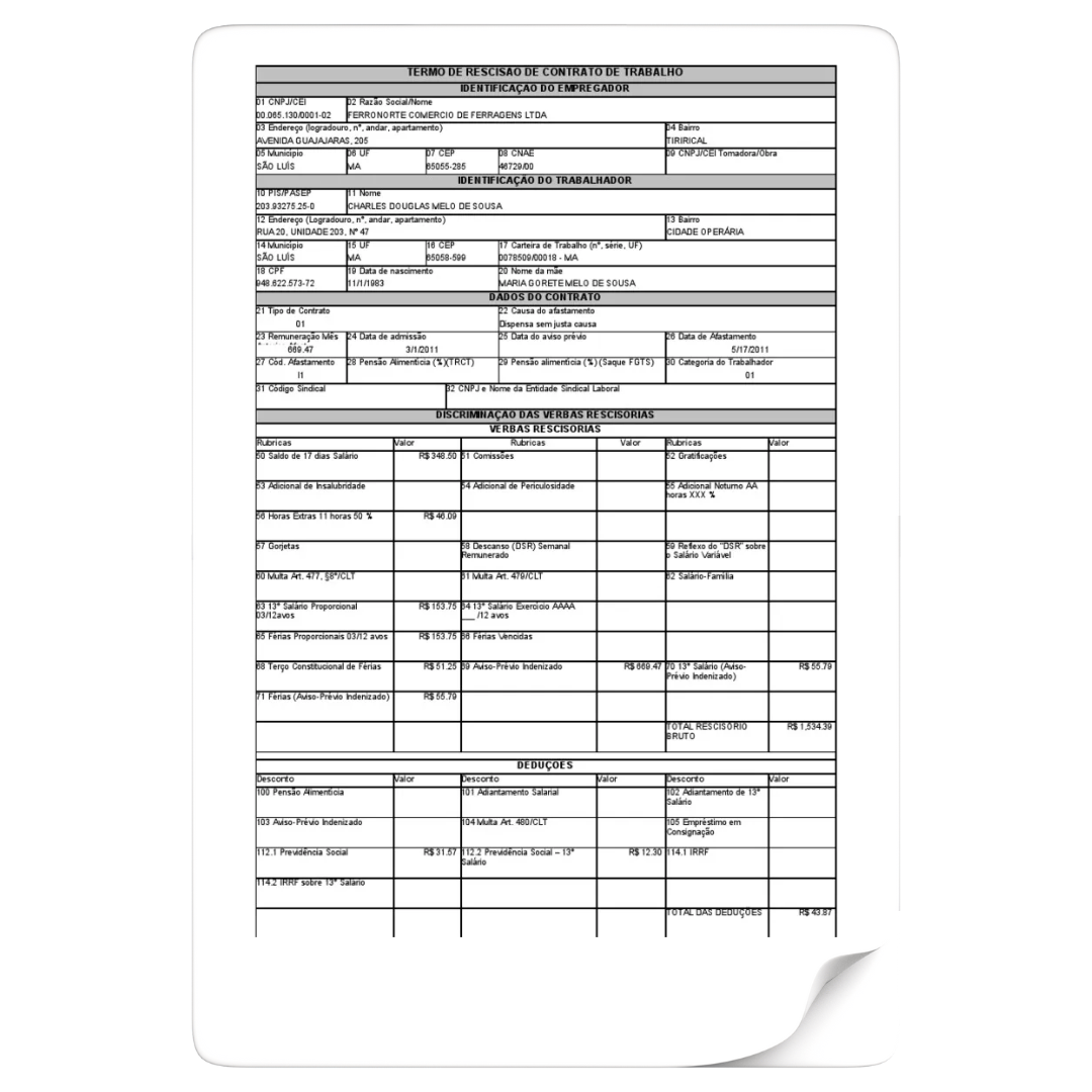 Formulário on-line verde e branco com vários campos de dados e botões de envio.