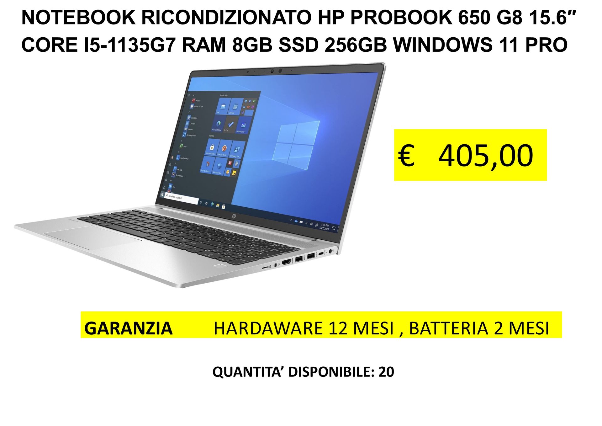 Pc aspetto con piccolissio difetto viosivo,