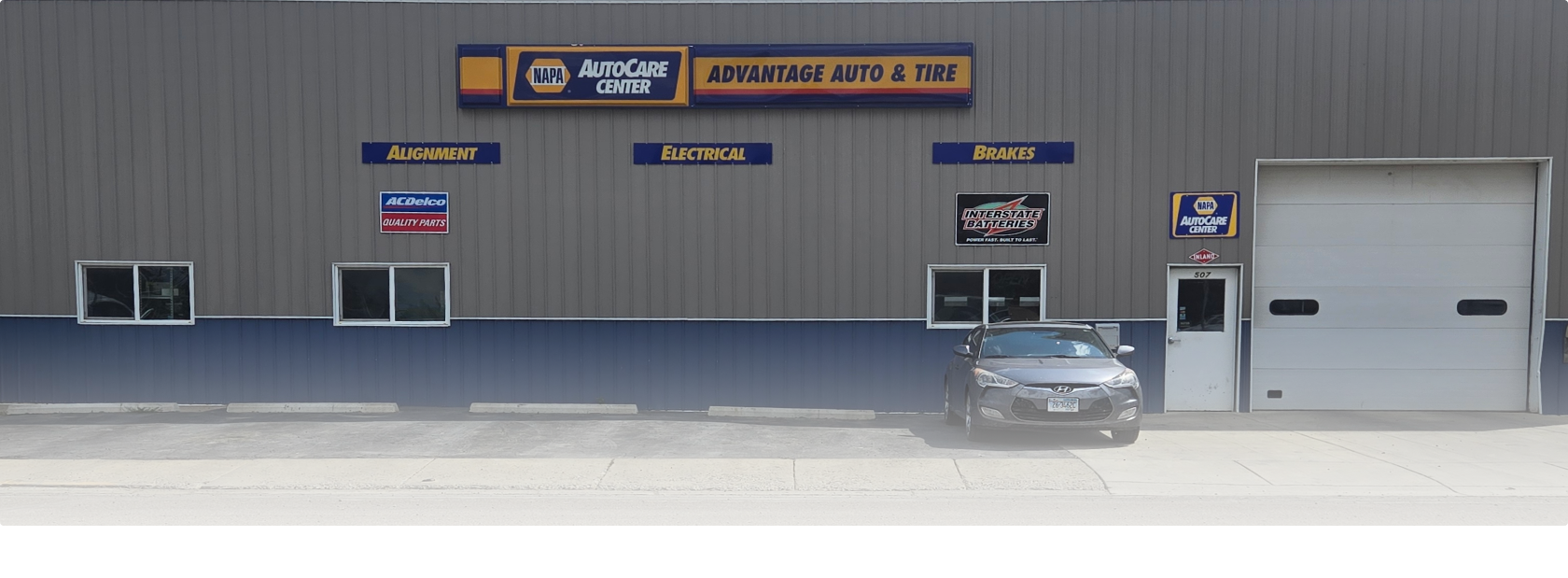 Shop Exterion | Advantage Auto & Tire