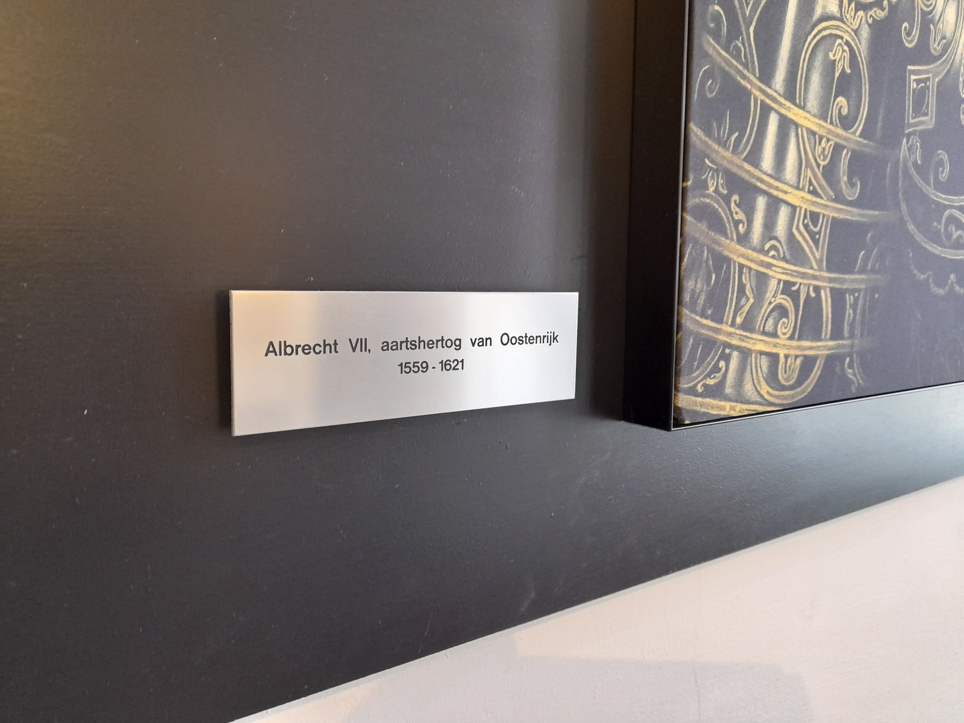 Gegraveerd bordje schilderij Naambordenservice Amsterdam