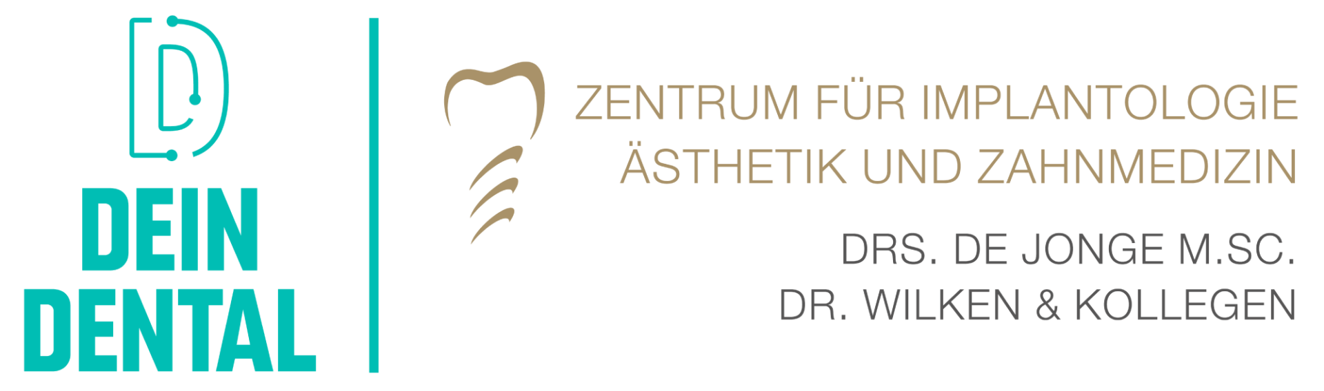 A logo for a dental clinic called dein dental