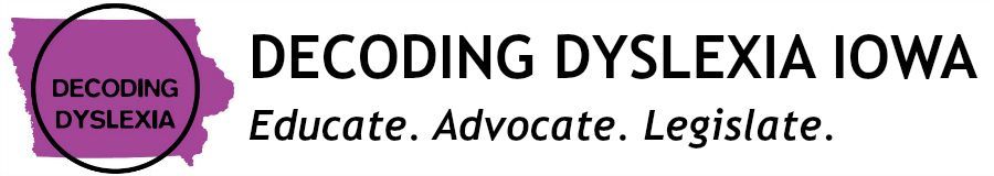 Decoding Dyslexia Iowa Logo