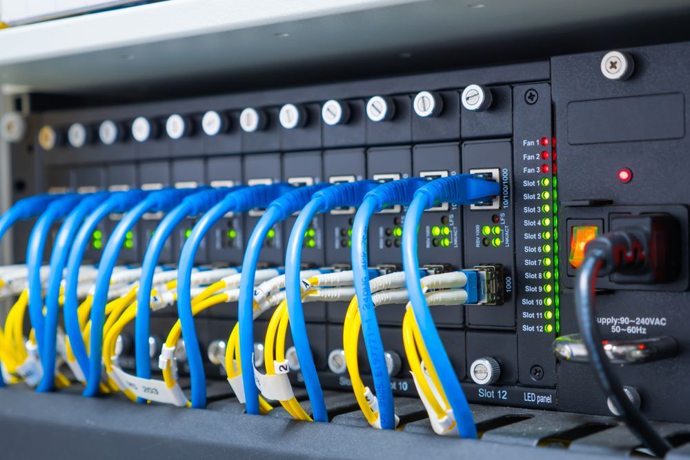 Ethernet Cables and Network With Cable Lan Rj45 — Power & Data Support Services In Manunda, QLD
