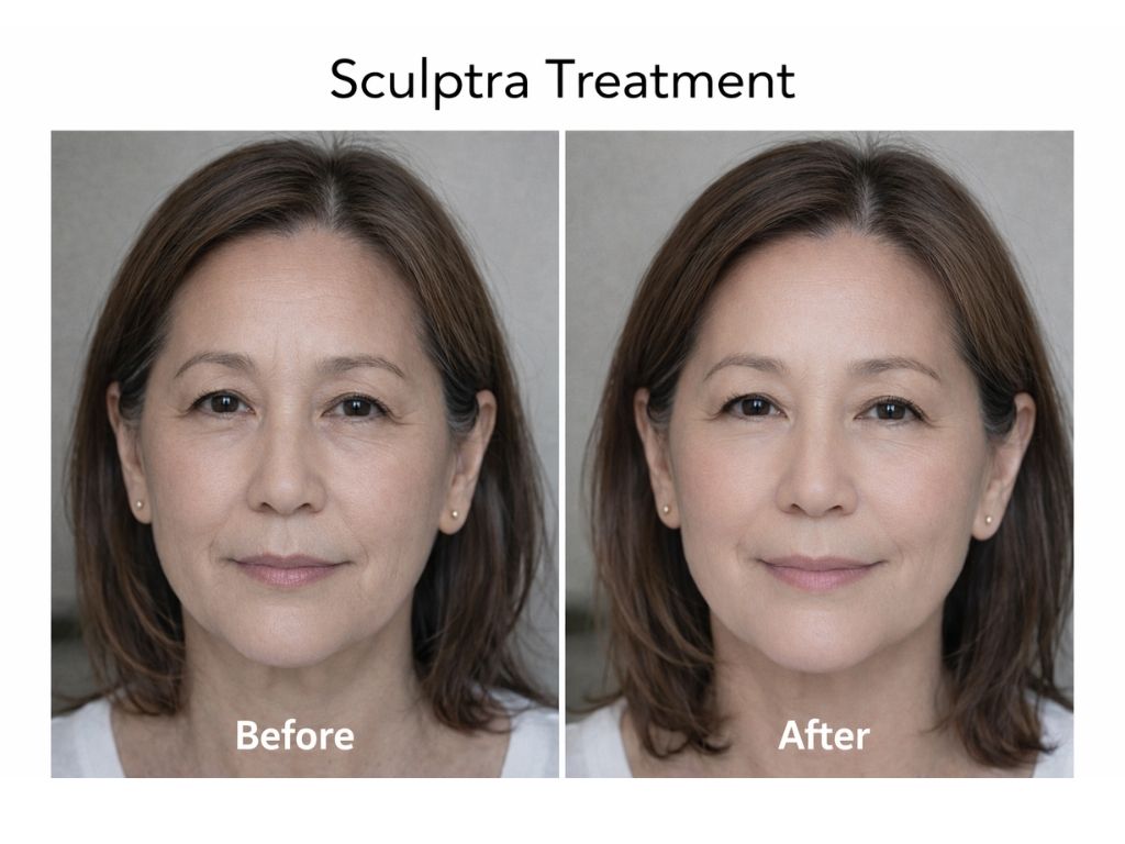 Sculptra before after