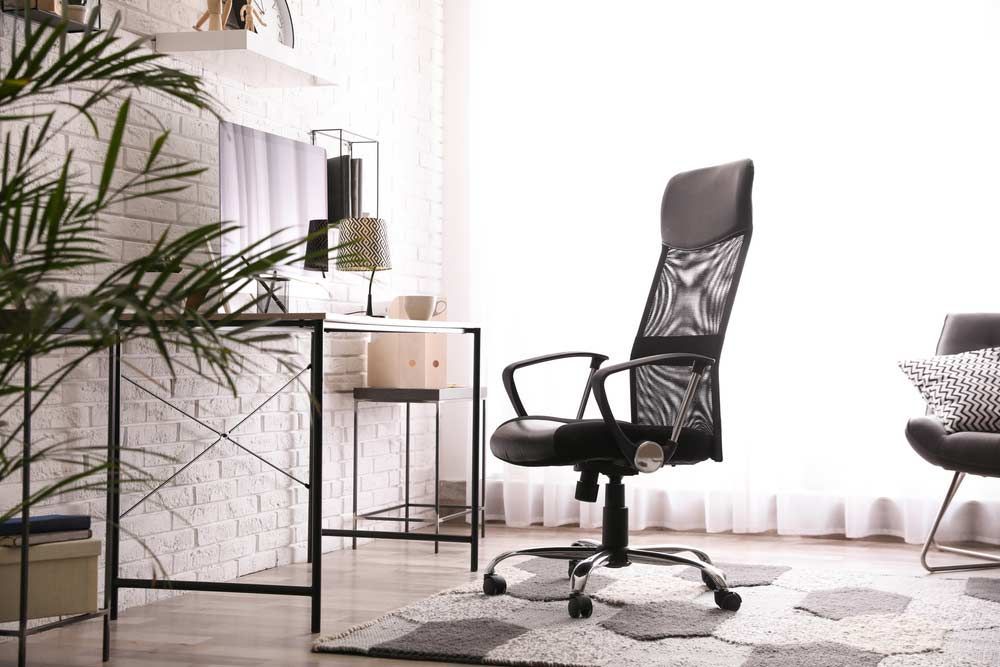 There Is A Chair In The Middle Of The Room — Shop Fittings Office Furniture Materials Handling In Gosford, NSW