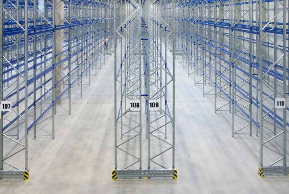 A Large Warehouse With Lots Of Shelves — Shop Fittings Office Furniture Materials Handling In Blacktown, NSW