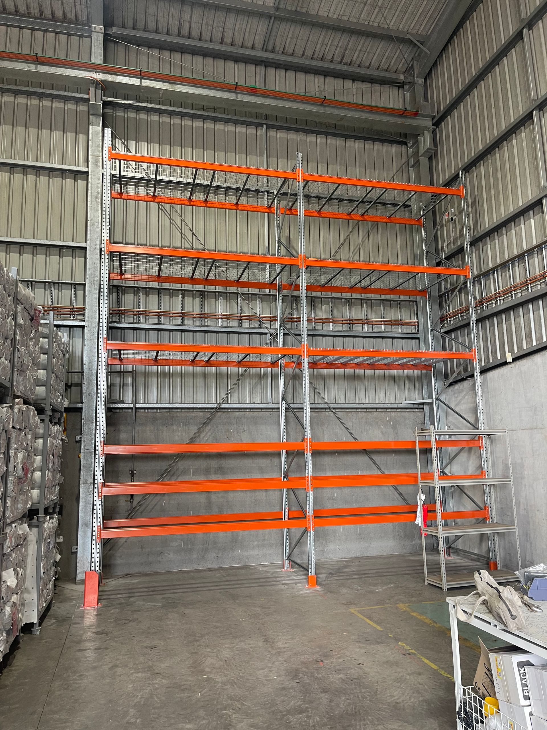 A Row Of Cubicles In An Office With A Blue Carpet — Shop Fittings Office Furniture Materials Handling In Gosford, NSW