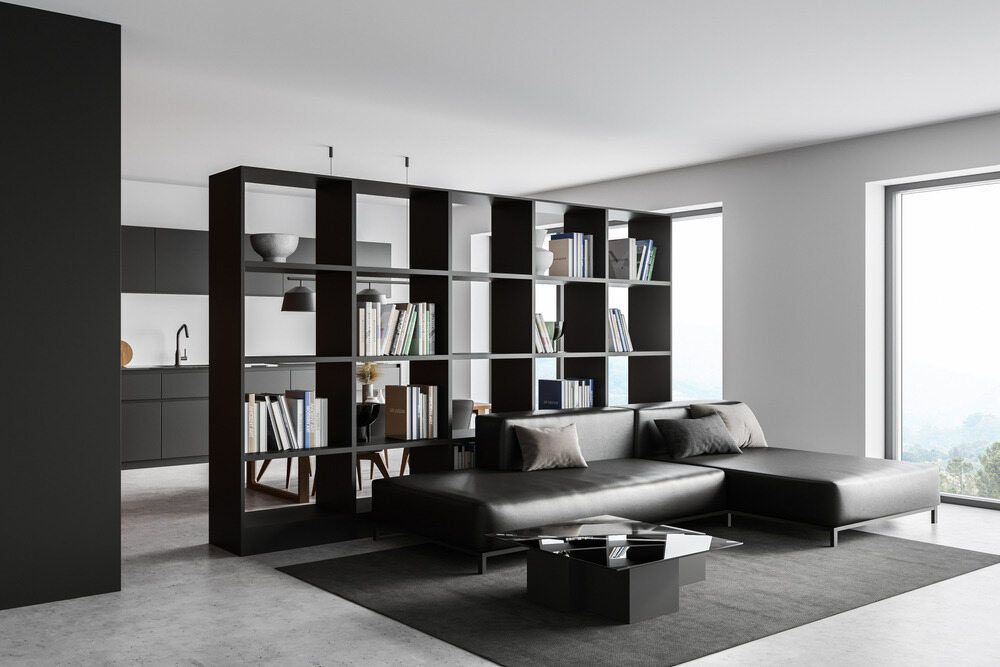A Living Room With A Couch — Shop Fittings Office Furniture Materials Handling In Gosford, NSW