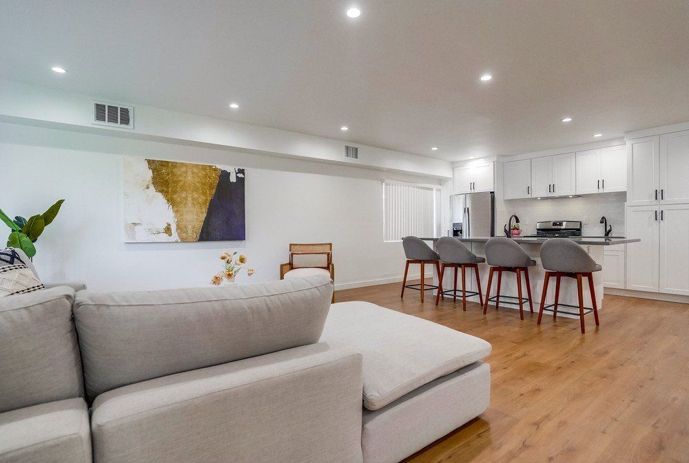 5326 Whitsett Ave living room and dining room