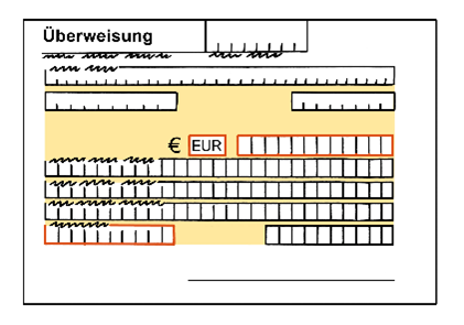 mit einer Überweisung spenden Geld dem Förderverein spenden