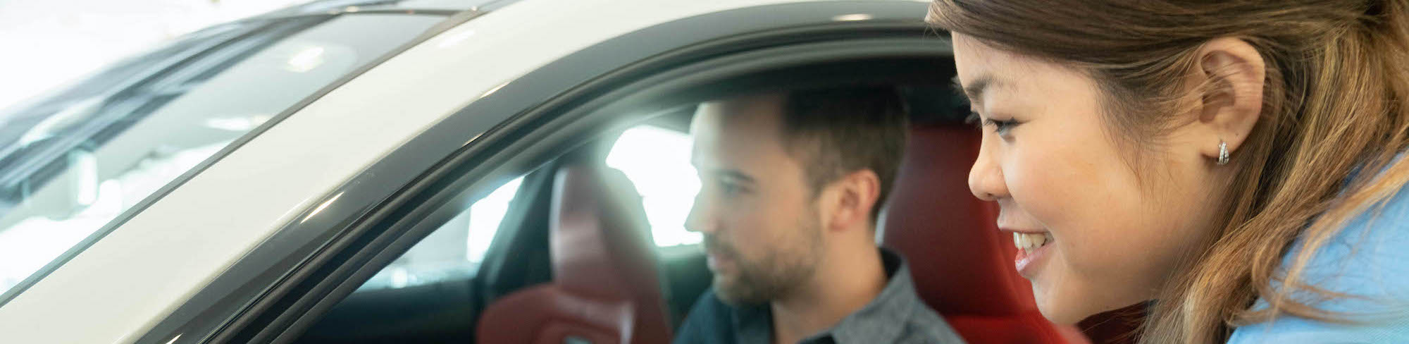 the grille of a black car