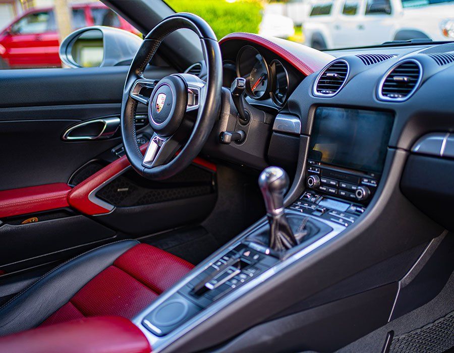 Interior detailing of a s2000