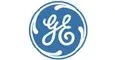 GE logo: white script letters in a blue circular emblem