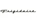 Frigidaire logo in black cursive text on a white background