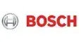 Bosch logo with gray circular emblem and red wordmark on white background