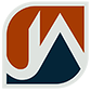 Logo: White stylized 