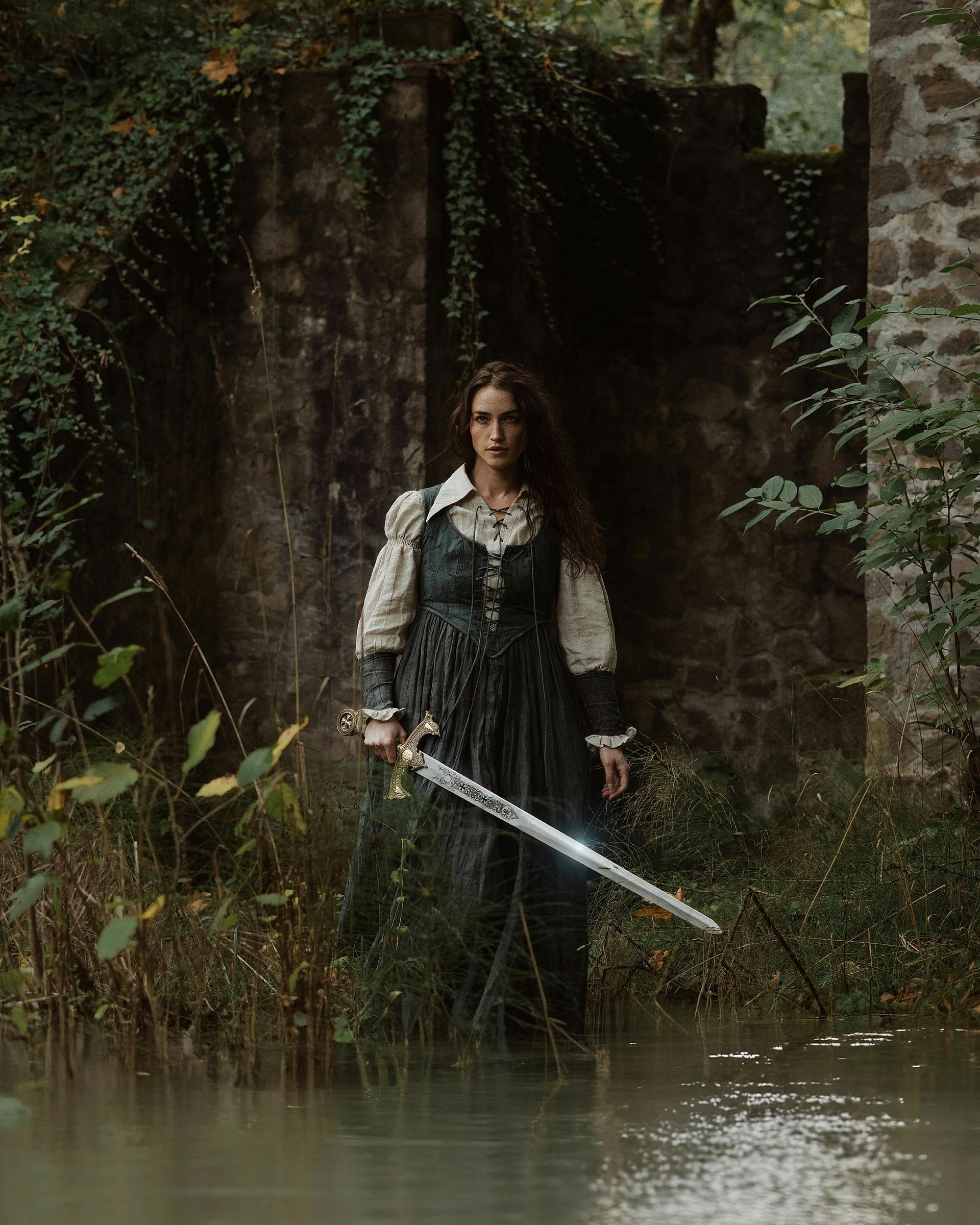 Woman with a sword