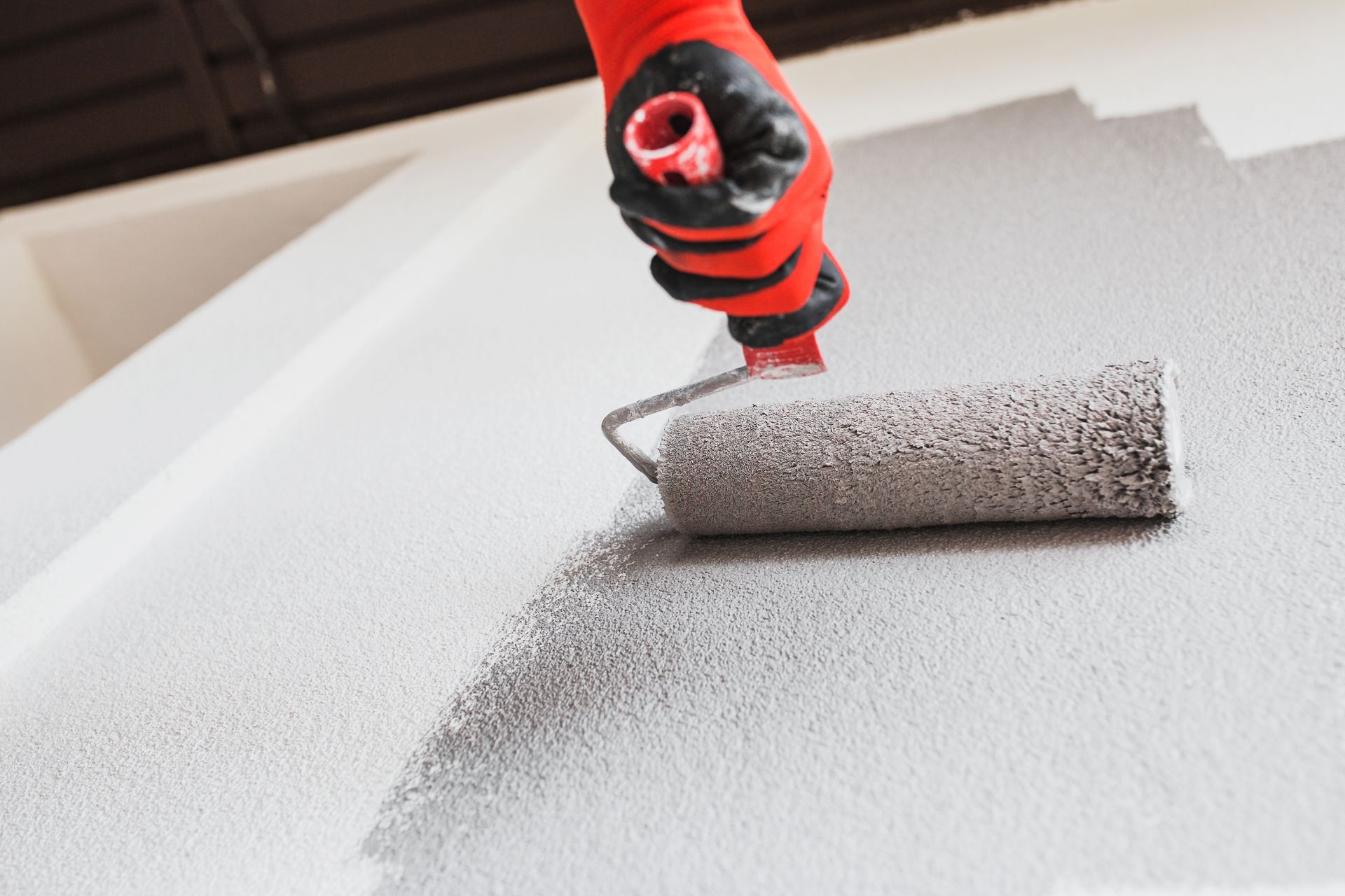 Painting home exterior