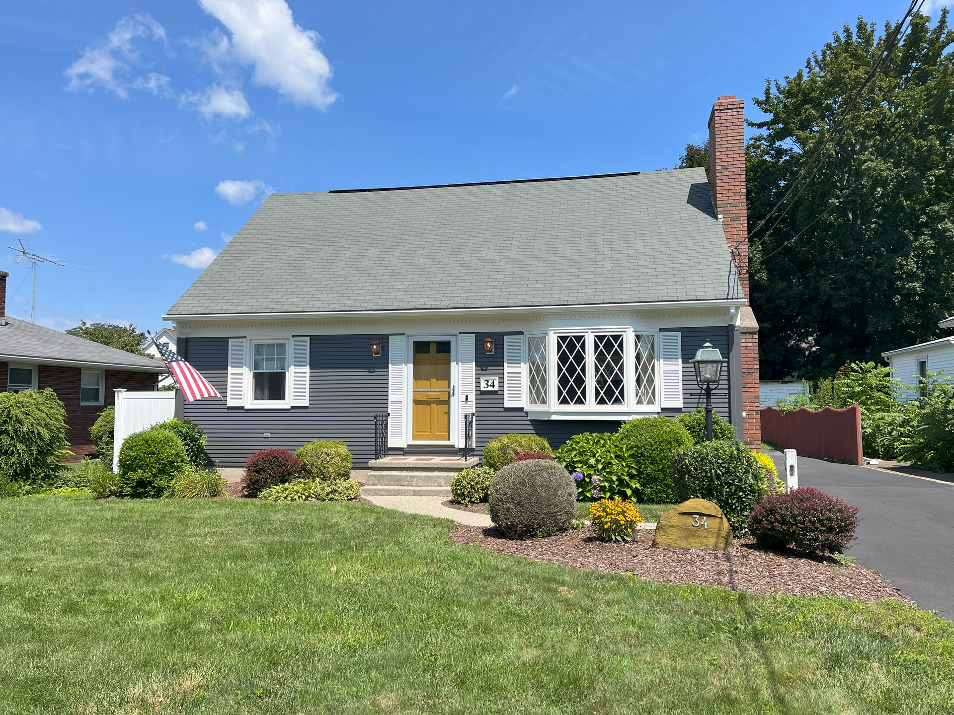 a house in Western MA after being painted