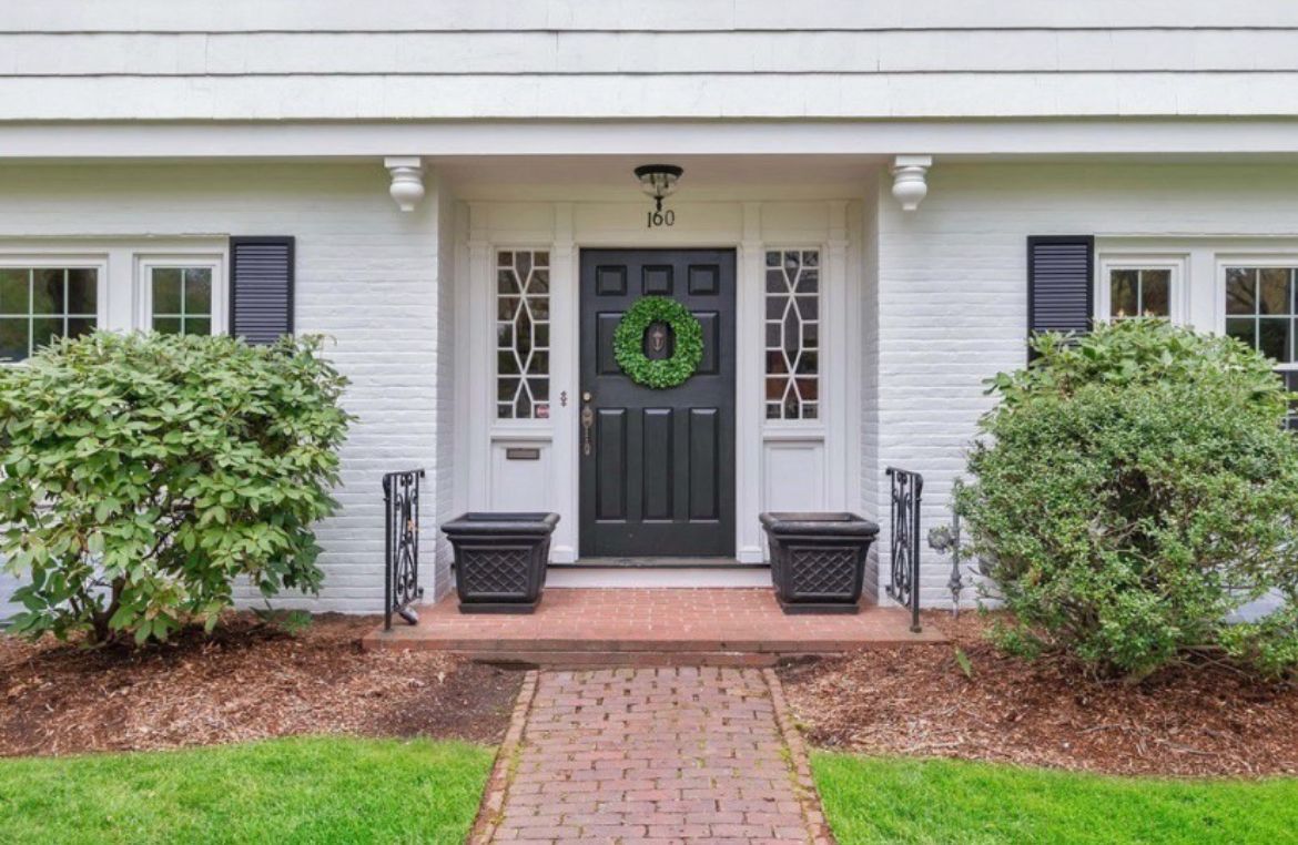 Exterior trim painting by Pioneer Painters in East Longmeadow, MA
