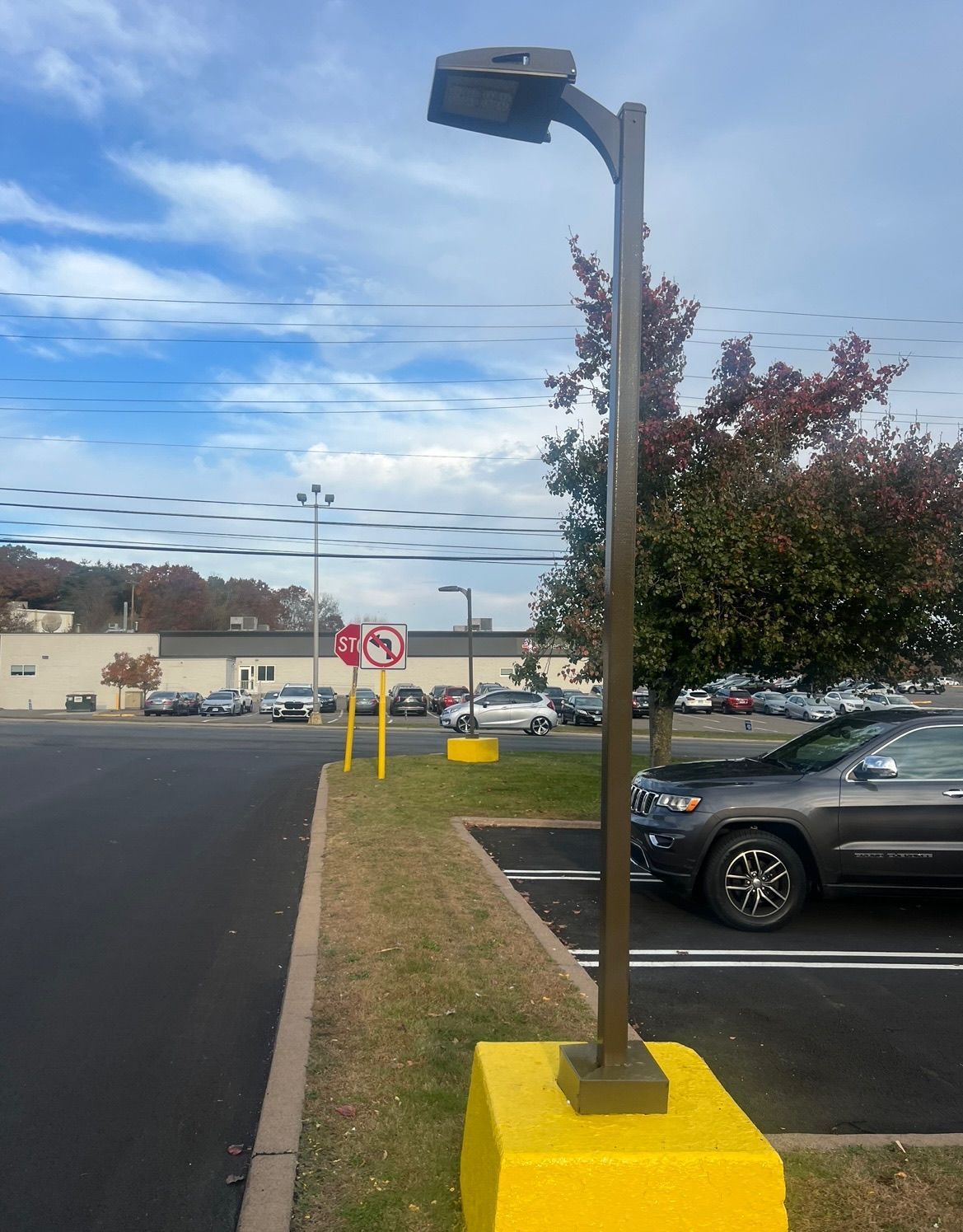 Parking lot painting in western ma