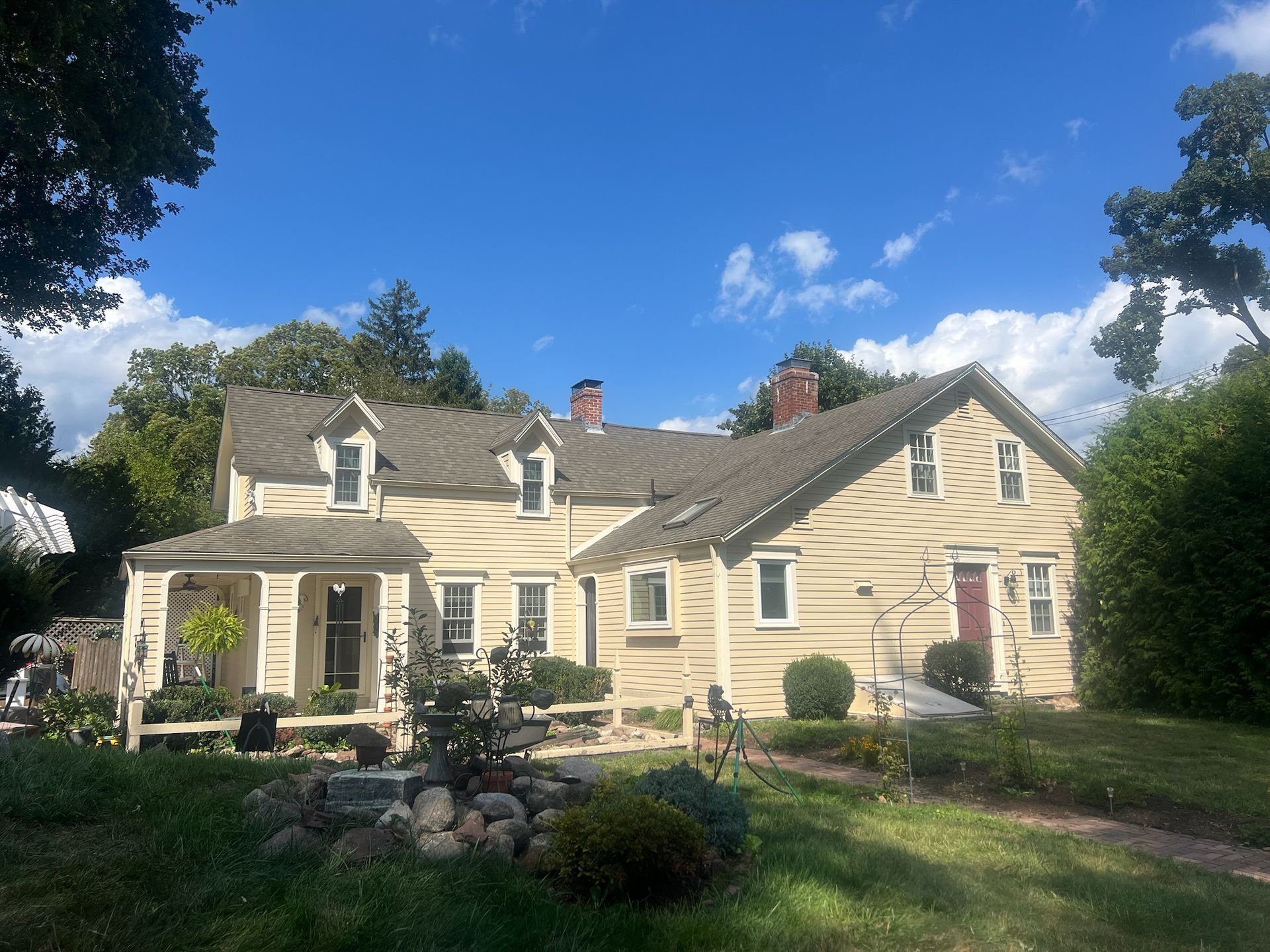 Exterior wall painting project by Pioneer Painters in Wilbraham, MA