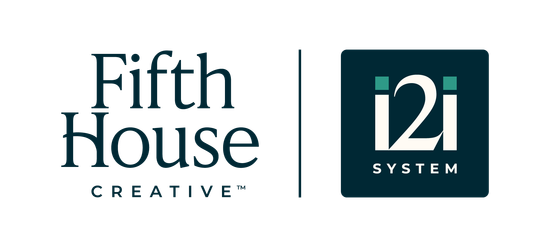 Fifth House Creative and i2 System logos on a white background, separated by a vertical line.