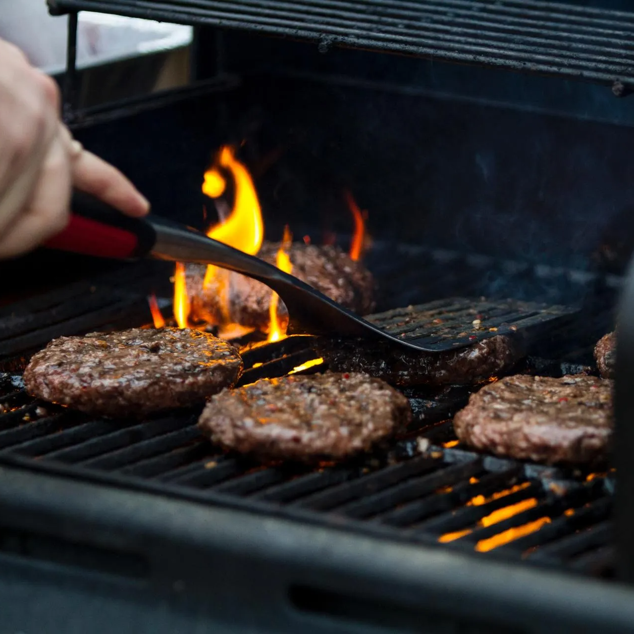 Grilling of burgers