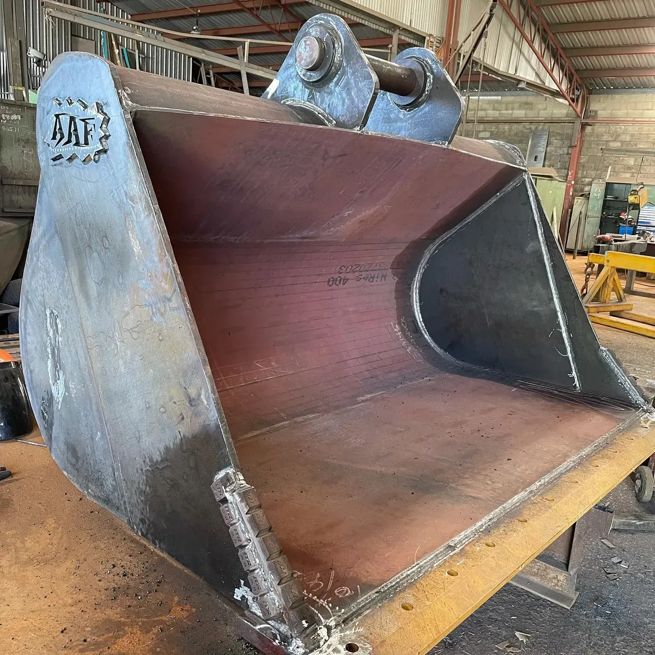 Steel Excavator Bucket — Arc Attack Fabrication in Woolgoolga, NSW