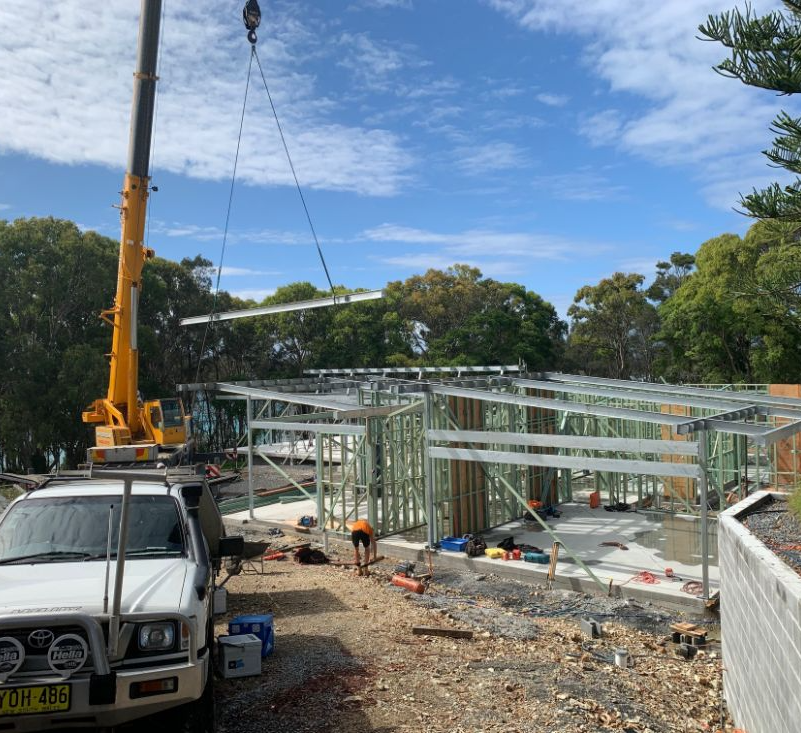 Structural Steel For A New House in Coffs Harbour
