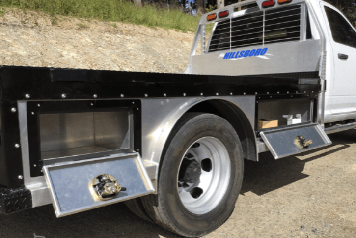 A custom ute tray by Arc Attack Fabrication in Coffs Harbour