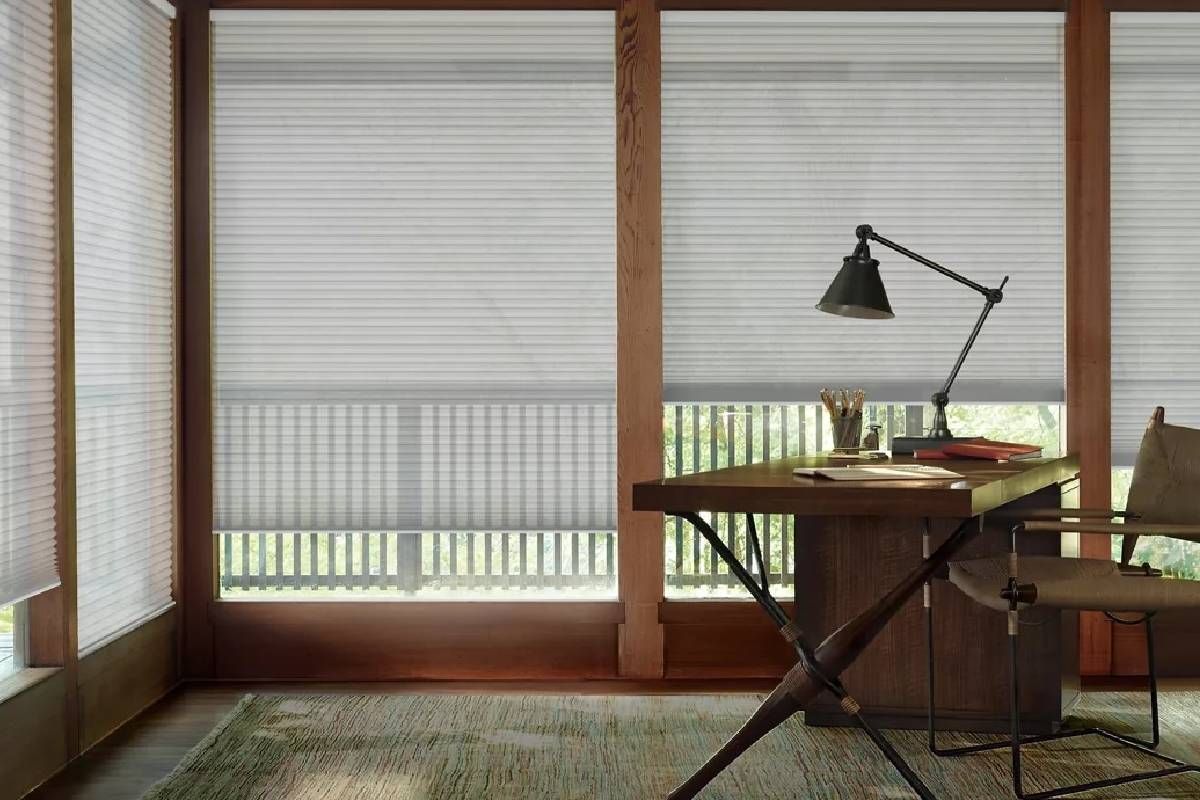 Insulating Cellular Shades in an Office near Atlanta, GA