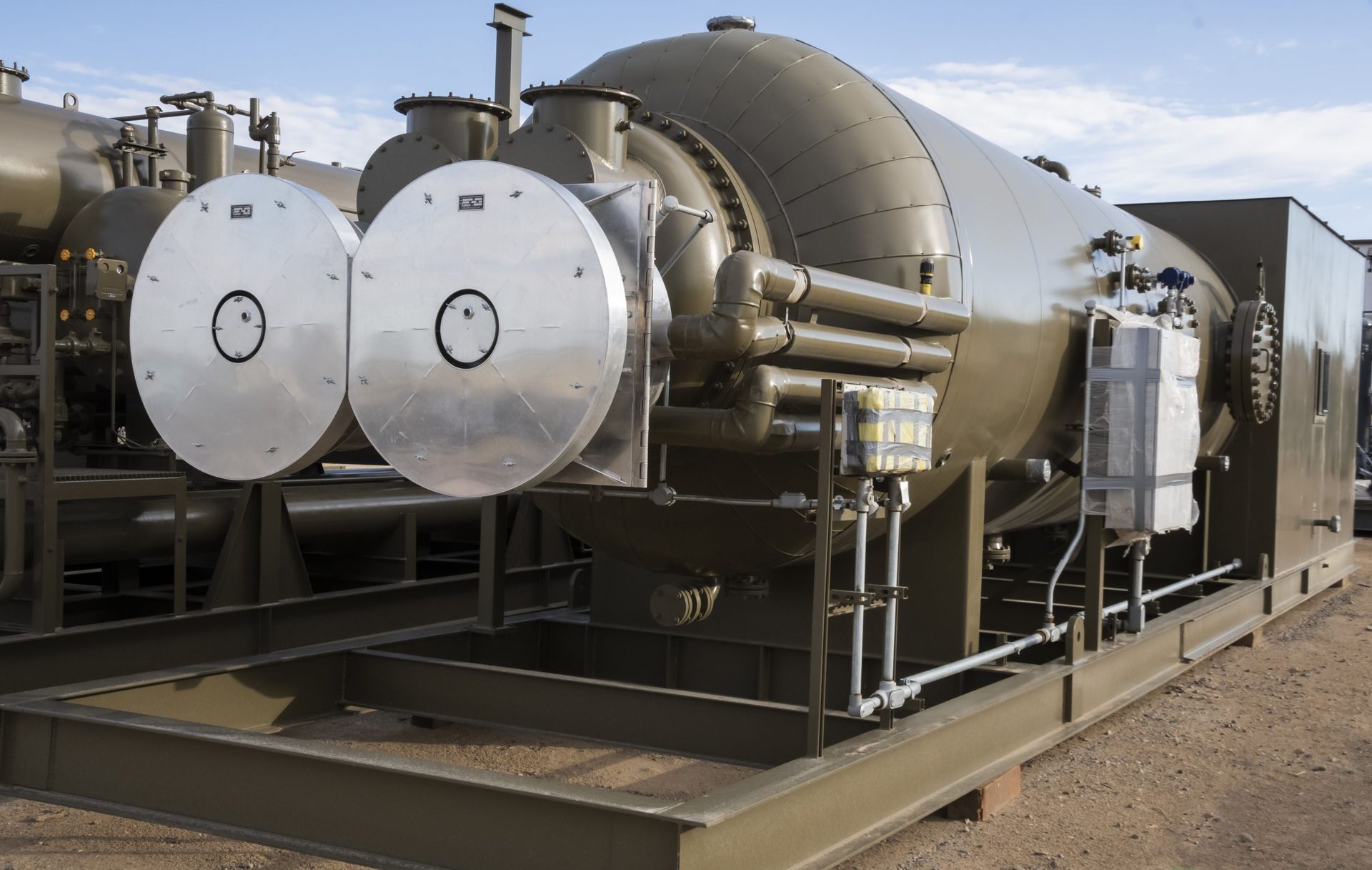 a Oil Treater designed and fabricated by PESCO