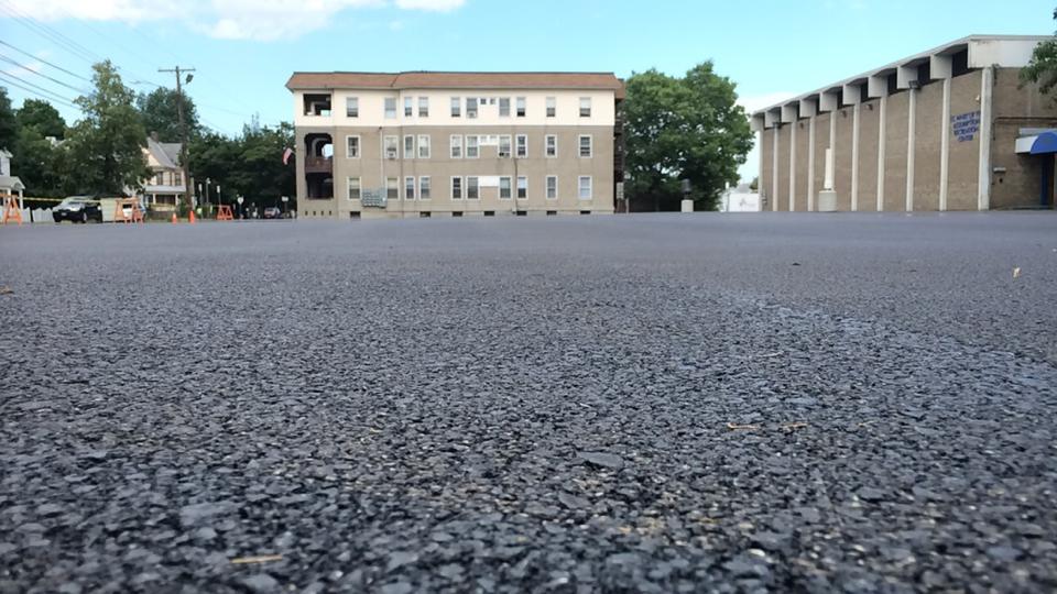Podrazil Paving Commercial Paving Job — Binghamton, NY — Podrazil Paving Podrazil Paving Commercial Paving Job — Binghamton, NY — Podrazil Paving