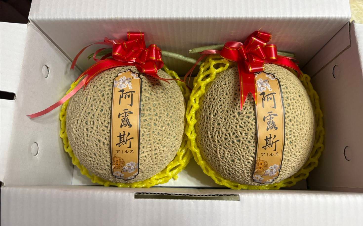 阿魯斯哈密瓜/2粒裝/手提式禮盒/2盒特價