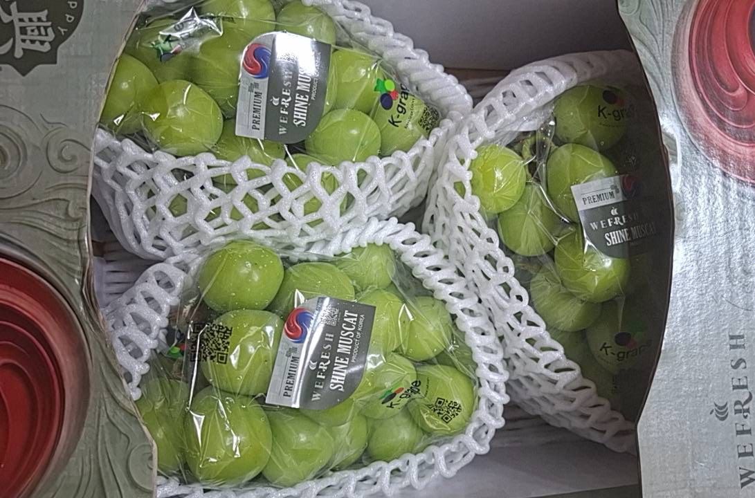 韓國/麝香葡萄/3房/原封箱/2箱特價