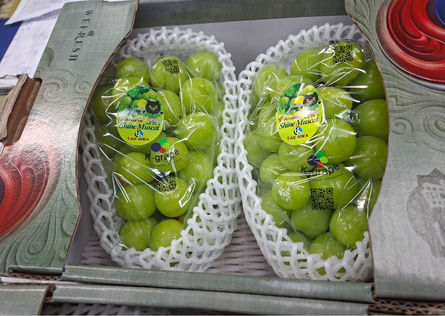 韓國/麝香葡萄/2房/原封箱/2箱特價