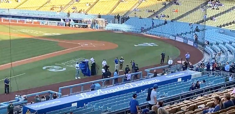 BOOM! The &ldquo;Sisters of Perpetual Indulgence&rdquo; are recognized for Pride night to a nearly EMPTY stadium