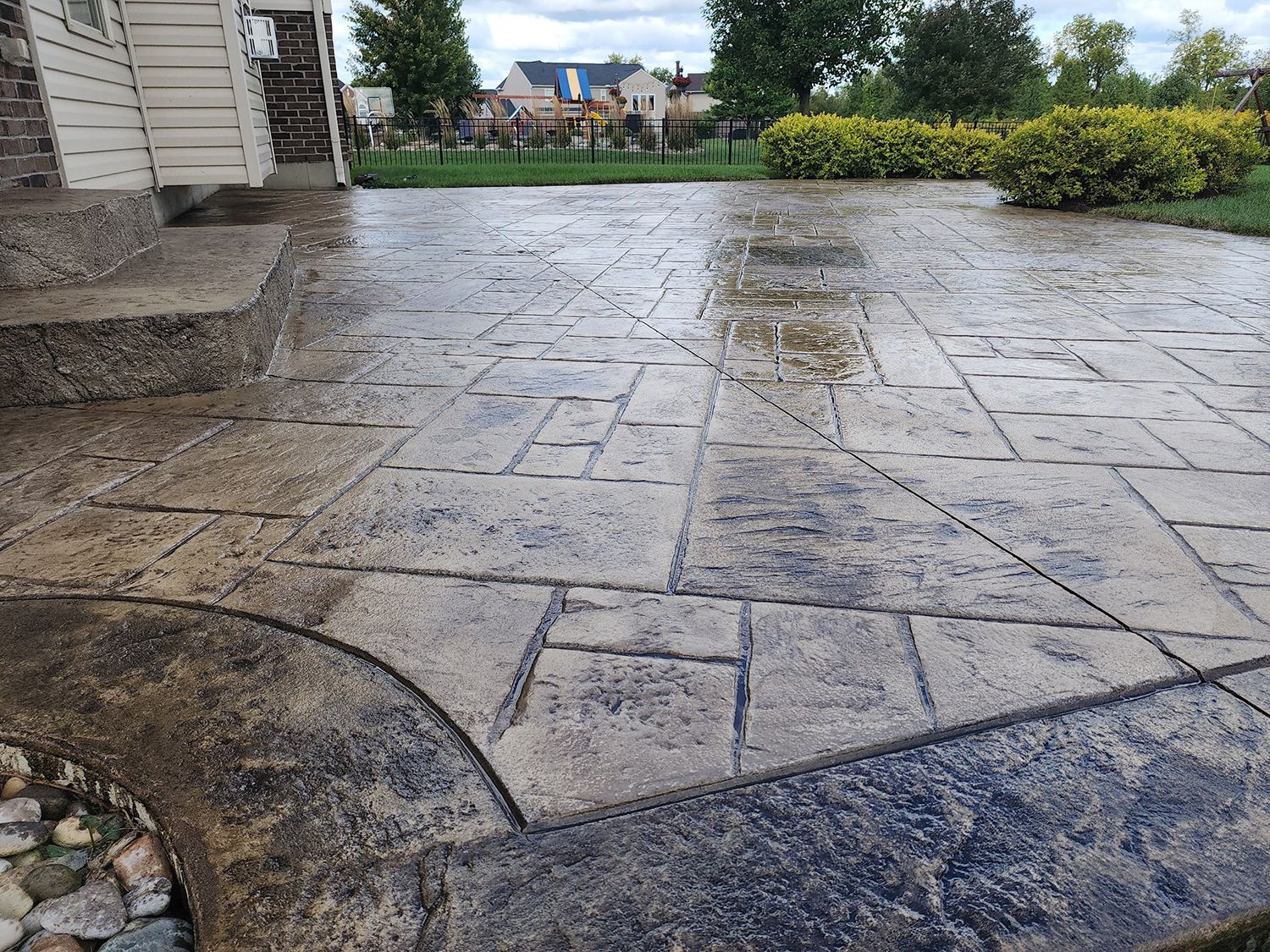 Caring for Textured Concrete in West Chester Township