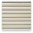 Beige horizontal slatted panel with subtle shadows