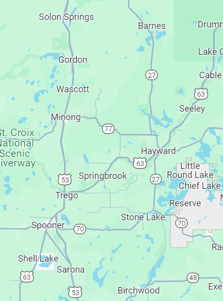 A Map - Hayward, WI -M & S Heating and Air LLC A Map - Hayward, WI -M & S Heating and Air LLC