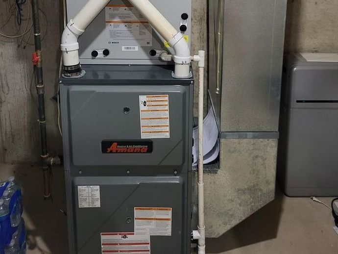 The Man Fixing the Filter-Hayward, WI-M & S Heating and Air LLC