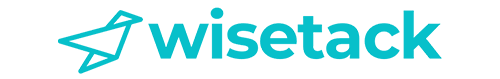 The word wise tack is written in blue on a white background.