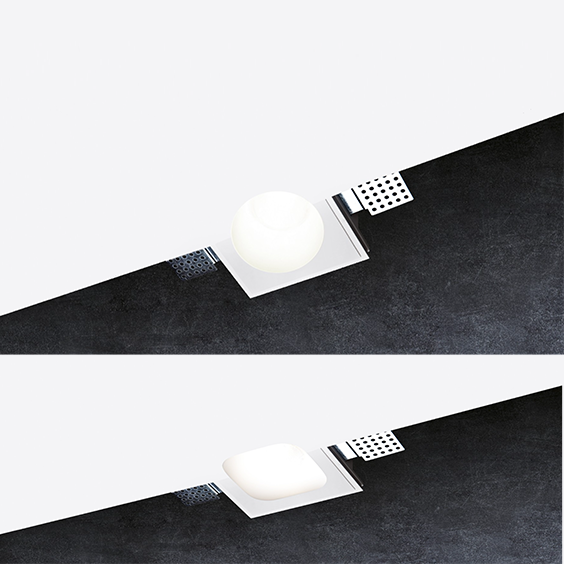 Pre-cast downlights