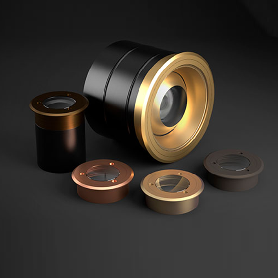 Adjustable optics uplights