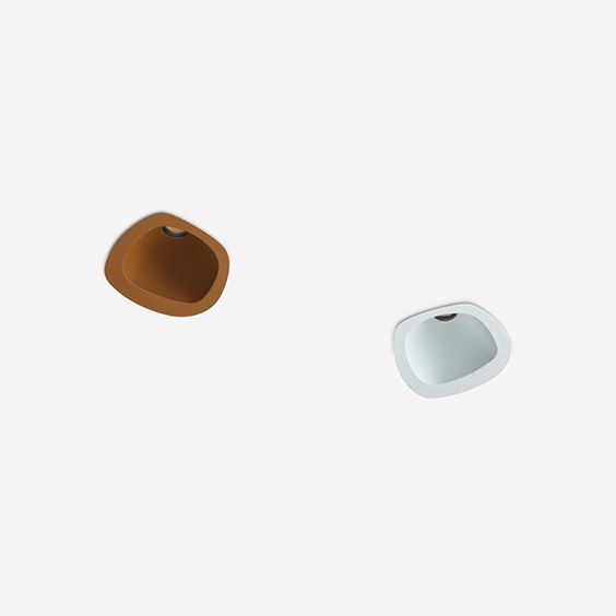 organic shaped and colorful downlights