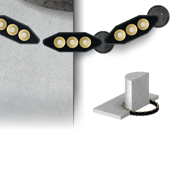 unique shaped upLights