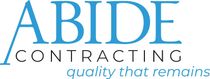 Abide Contracting The logo for abide contracting quality that remains.