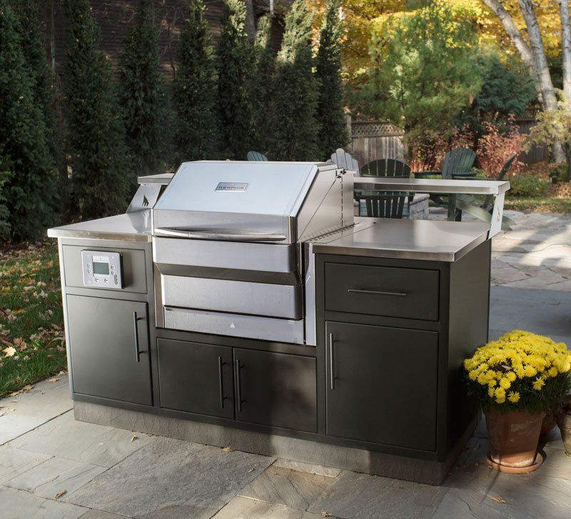 outdoor stainless steel built in grill