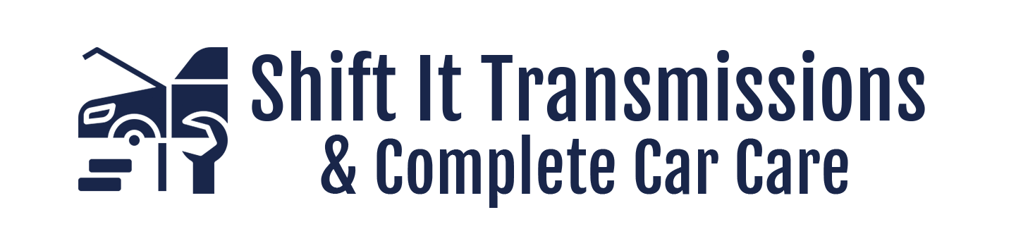 A logo for shift it transmissions and complete car care